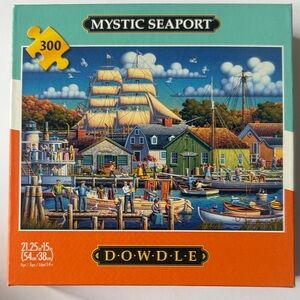 Dowdle Mystic Seaport 300-Piece Puzzle - Multicolor